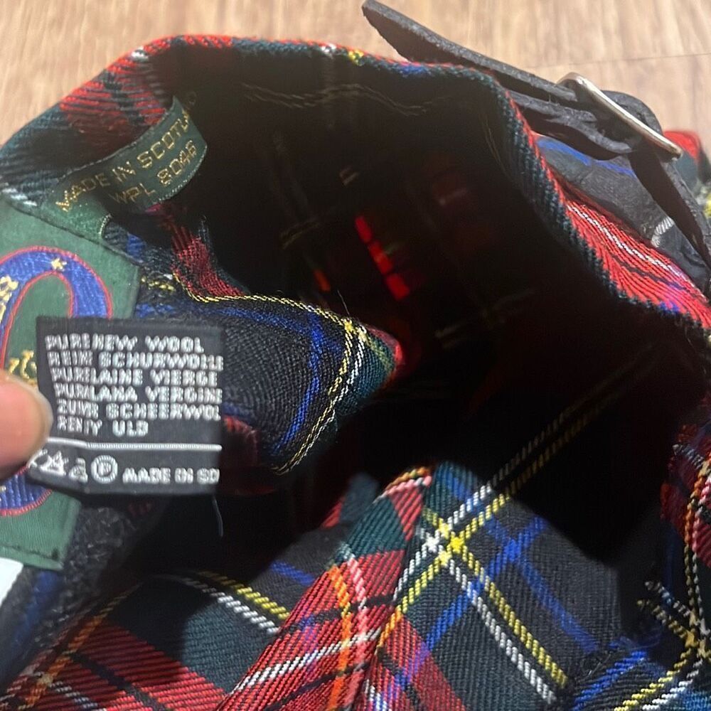 Charter Club Tartan Plaid Wool Wrap Skirt Schoolgirl Academia Girls size 7 - Picture 6 of 9